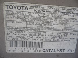 1991 TOYOTA LAND CRUISER TAN 4.0L AT 4WD Z17819